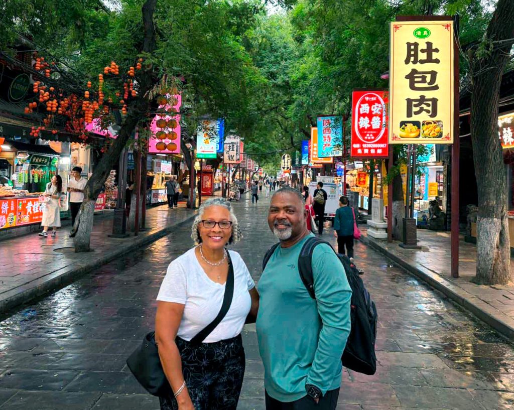 Renee Moyd says locals in China excitedly approached her and her husband, Jonathan, multiple times as if they were celebrities. She wasn't expecting such fanfare.
